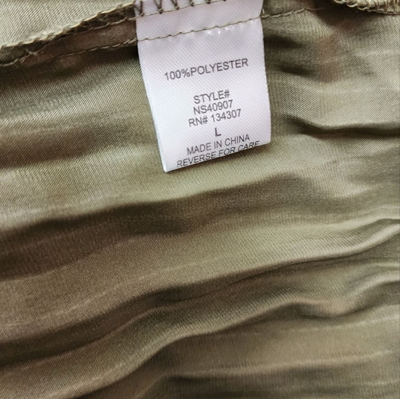 Yakira Bella Ivy Smocked Pleated Flowy Maxi Skirt- Large - Picture 6 of 6